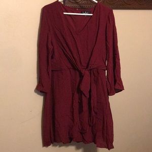 Maroon Dress
